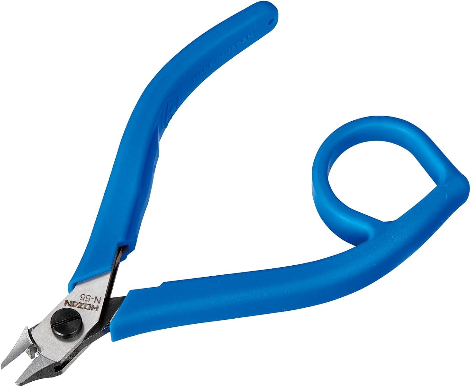 Hozan N-55 Precision Nipper Full Flush Cut Type for Fine Copper Wire