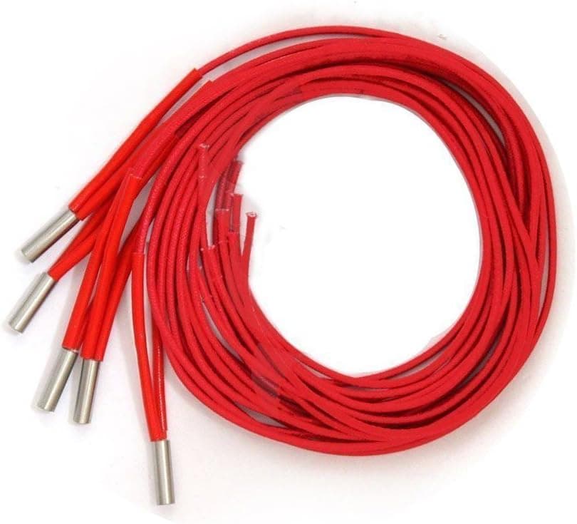 24v 40w 6x20 Heater Cartridge Cable for MAKERBOT CTC Anet Prusa Reprap 3D Printer (Pack of 5)