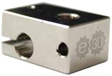 Genuine E3D v6 Plated Copper Heater Block (V6-BLOCK-CARTRIDGE-COPPER)