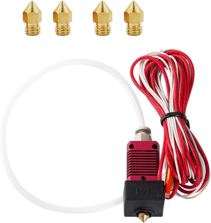 Creality Ender 3 V2 Assembled MK8 Hot End Kit w/ Aluminum Heating Block, 1.75mm, 0.4mm Nozzle
