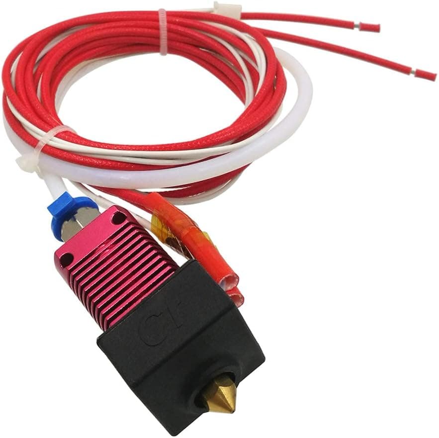ENOMAKER Ender 3/Pro Hotend Kit Assembled MK8 Extruder 24V w/ 0.4mm Nozzle, Bowden Tubing