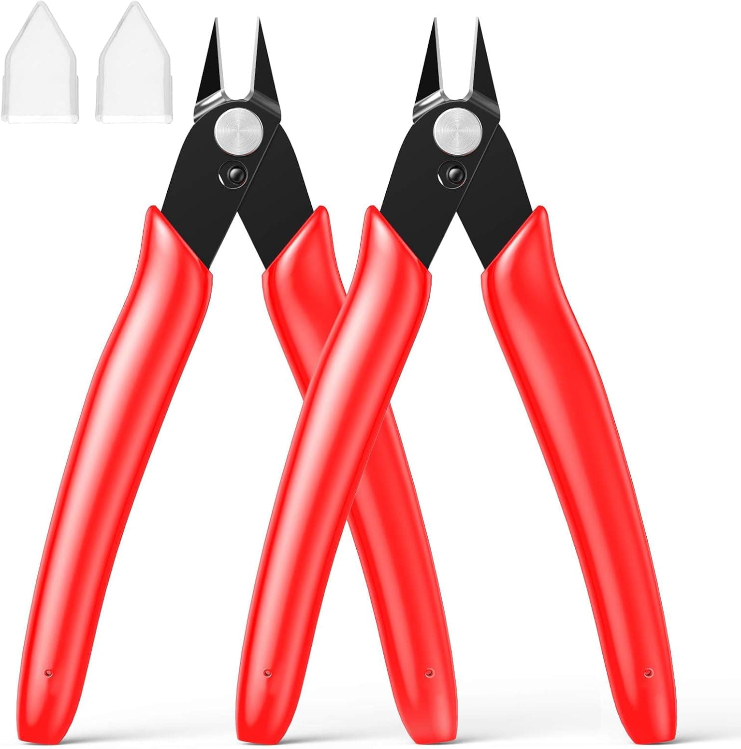 BOENFU Precision Wire Cutters Flush Cutters for 3D Print Plastic Models 2-PCS