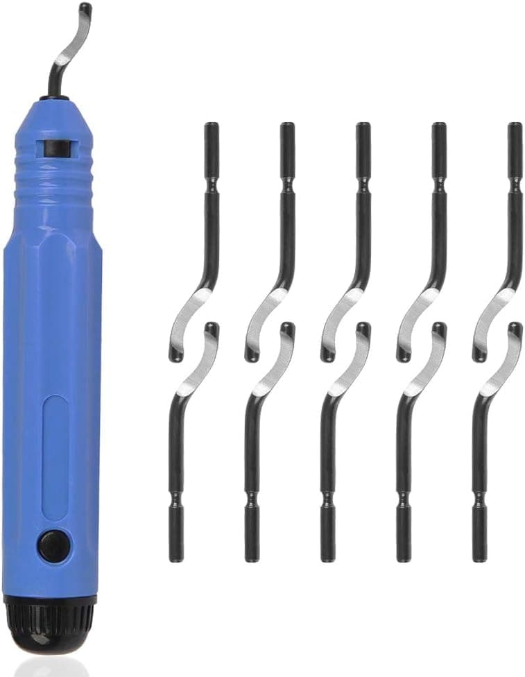 Saiper Deburring Tool Kit NB1100 Handle with 10pcs Extra BS1010 HSS Blades