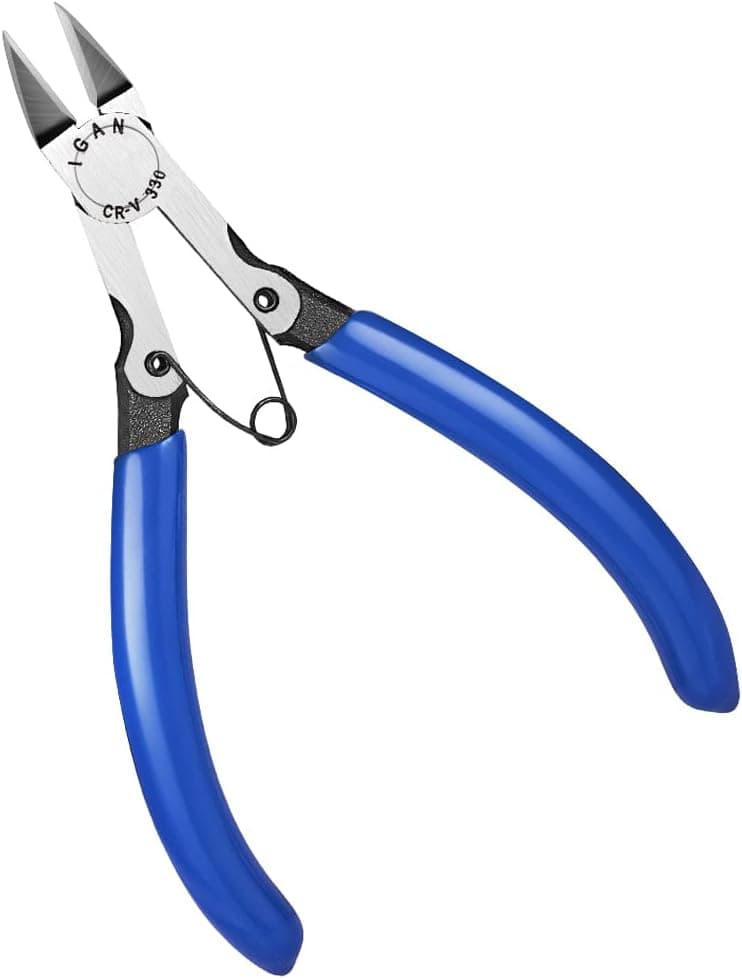 IGAN-330 Flush Cutters Precision Wire Cutter Sprue Side Small Wire Nippers