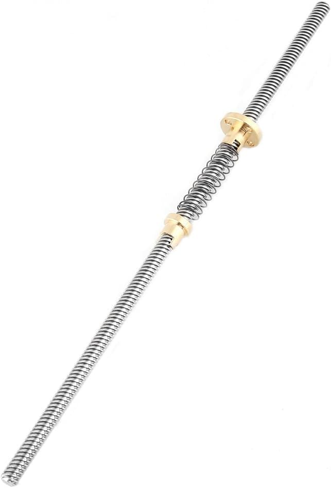 Stainless Steel T8 Lead Screw 300mm with Anti-Backlash Spring Loaded Nut for 3D Printer