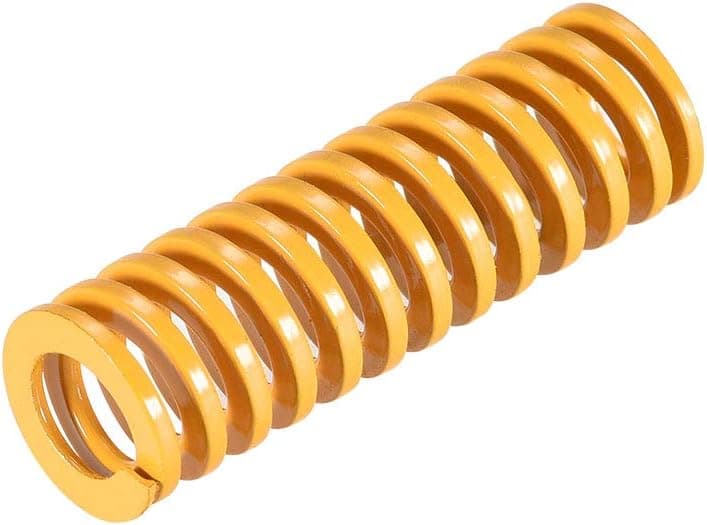 uxcell 4pcs 3D Printer Heated Bed Yellow Spring Light Load Compression 25mm