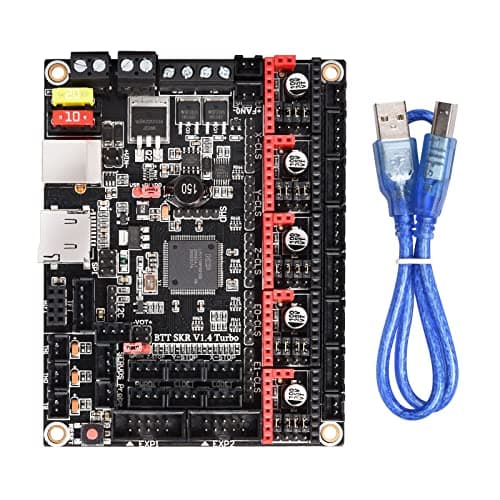 BIGTREETECH SKR V1.4 Turbo 32Bit ControlBoard 120MHZ Running Klipper/Marlin | Support 5 Axis TMC2209 Stepper Motor Driver Compatible HDMI5/TFT35/TFT70 Touch Screen BTT Pi for Ender 3/CR10/Voron DIY Board