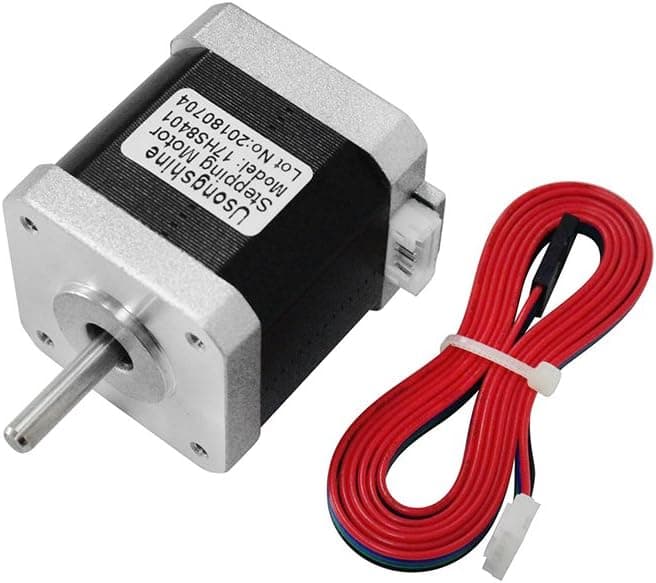 Usongshine 5pcs Nema17 Stepper Motor 48MM 42BYGH 1.7A 17HS8401 4-Lead for 3D Printer CNC