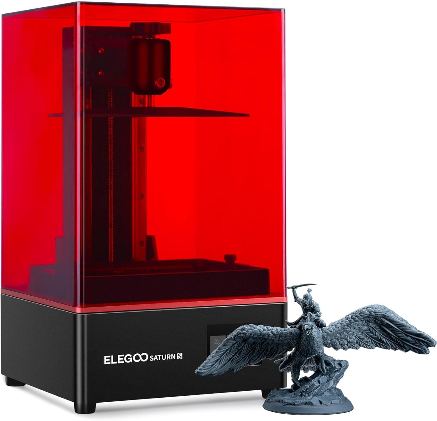 ELEGOO Saturn S MSLA Resin 3D Printer, 9.1-inch 4K Monochrome LCD, Off-Line Print
