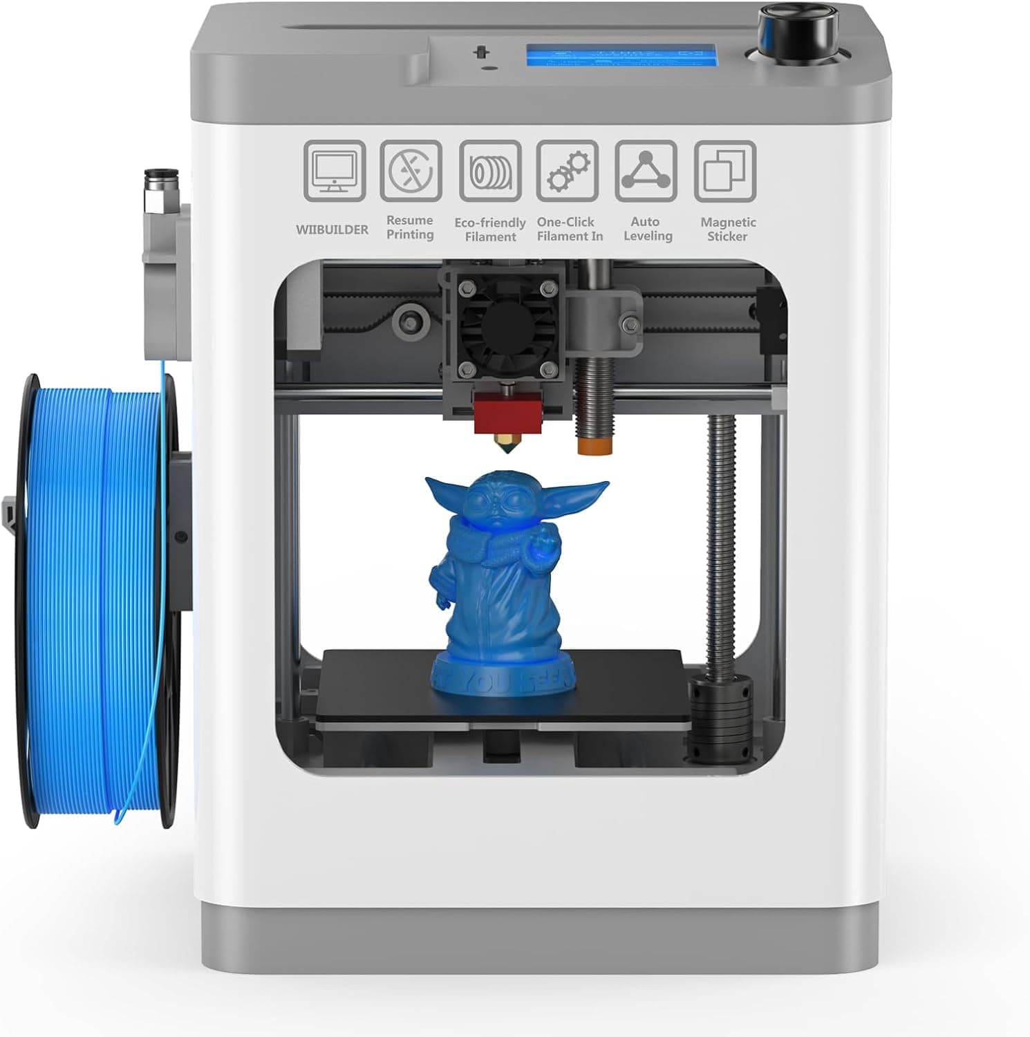 WEEFUN TINA2 Mini 3D Printer for Beginners, Auto Leveling, Removable Magnetic Build Plate