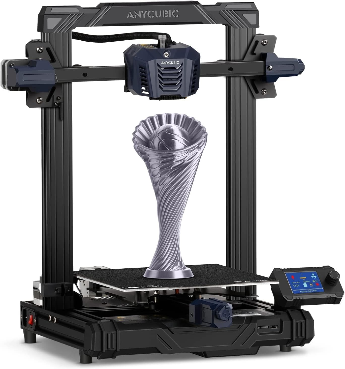 Anycubic Kobra Neo, Pre-Installed FDM 3D Printer, 25-Point LeviQ Auto Leveling