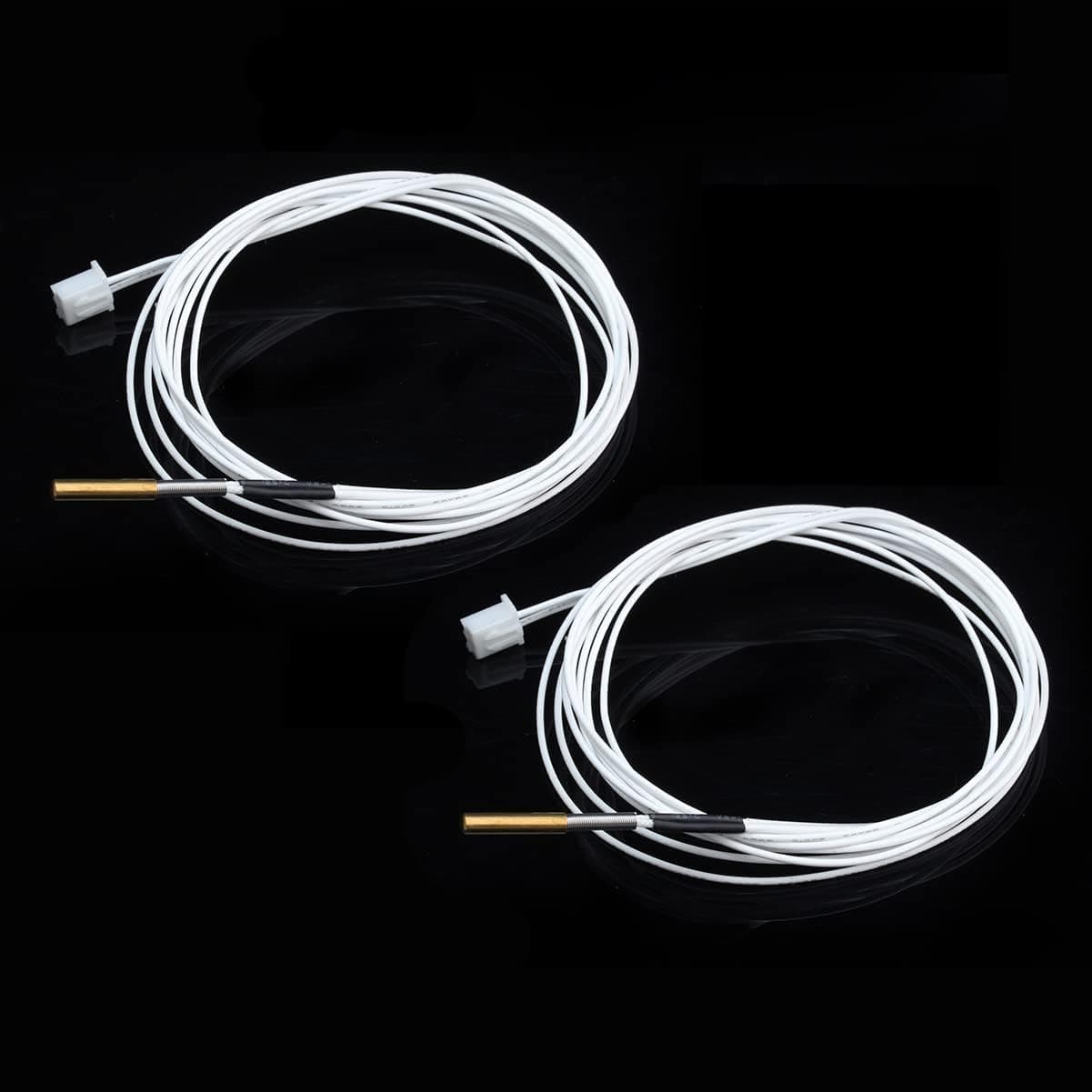2-Pack NTC 100K B3950 Thermistor OD3mm Cartridge Sensor 280C for Ender 3 V2 CR10 V6