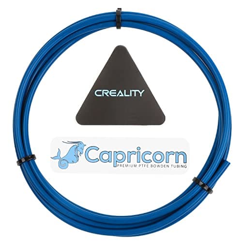 Creality Official Capricorn Bowden Tubing 2M, PTFE Teflon Tube Support 1.75mm Filament Heat Resistant High Lubrication Low Friction for Ender-3/3 Pro / 3 Max / 3 V2 / Ender-5 Series/CR-10 Series