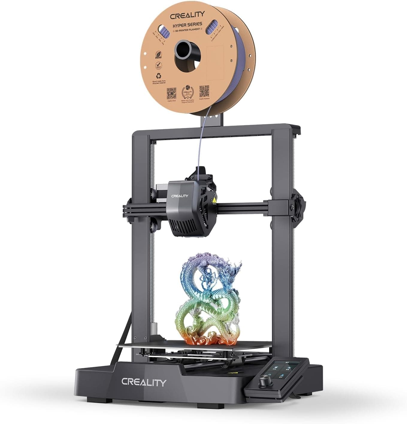 Official Creality Ender-3 V3 SE 3D Printer, 250mm/s, Auto Leveling, Sprite Direct Extruder