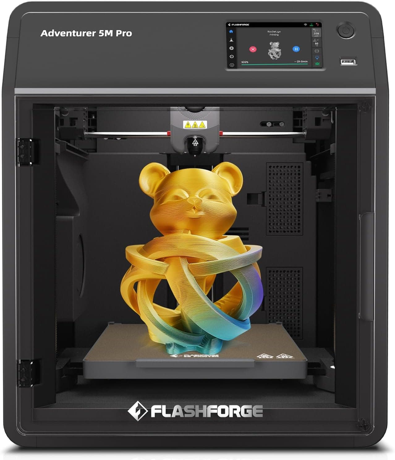 FLASHFORGE Adventurer 5M Pro 3D Printer, 600mm/s, CoreXY Structure, Silent, Camera