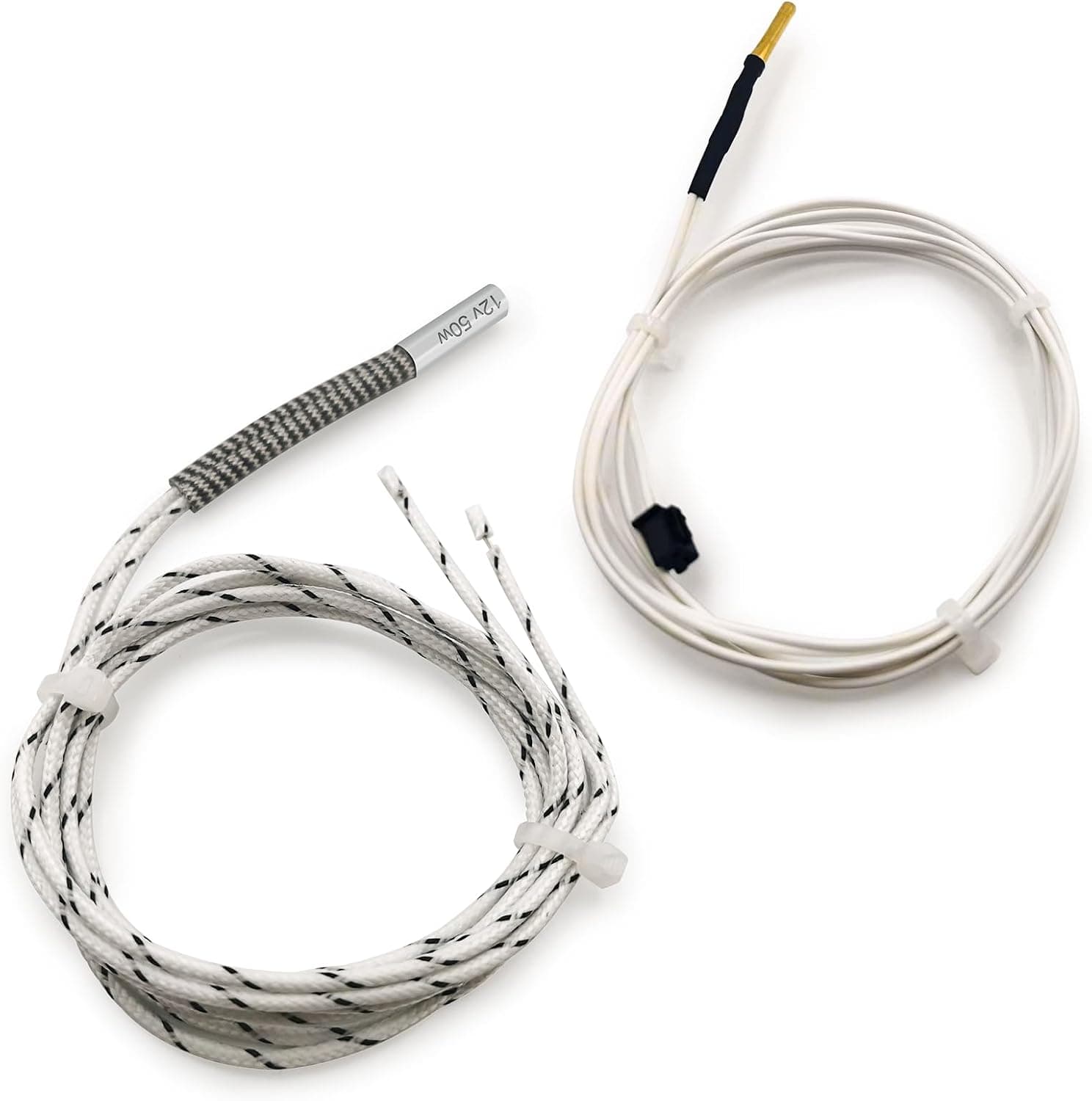 Ender 3 Heater Cartridge 12V 50W and NTC 100k 3950 Thermistor HT-NTC100K for E3D V6 Volcano