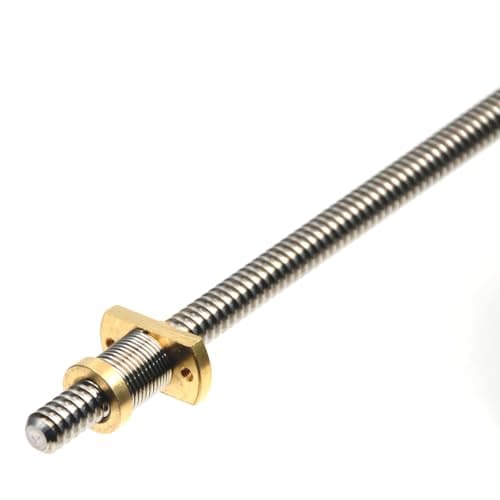 ReliaBot 365mm T8 Tr8x2 Z Axis Lead Screw with Anti Backlash Spring Loaded Brass Nut Z-axis Upgrade Kit 2mm Lead for Ender 3 V2/ V2 Neo/Ender 3 Pro/Ender 3/Ender 3 Neo/Voxelab 3D Printer