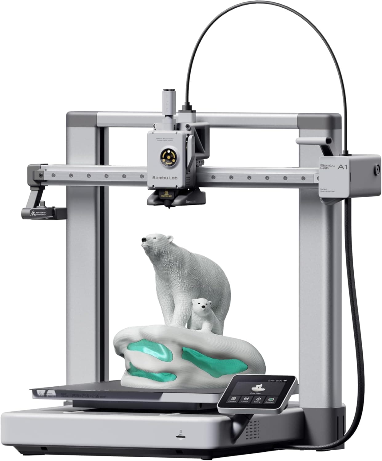 Bambu Lab A1 3D Printer, Multi-Color FDM, Full-Auto Calibration, 256x256x256mm