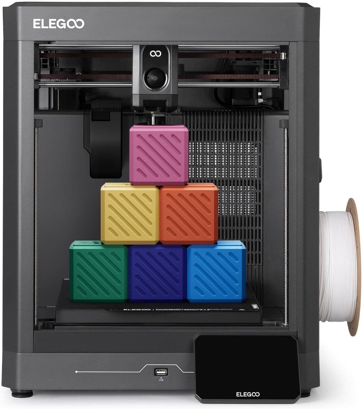 ELEGOO Neptune 4 Max FDM 3D Printer, 500mm/s, Auto Leveling, 420x420x480mm