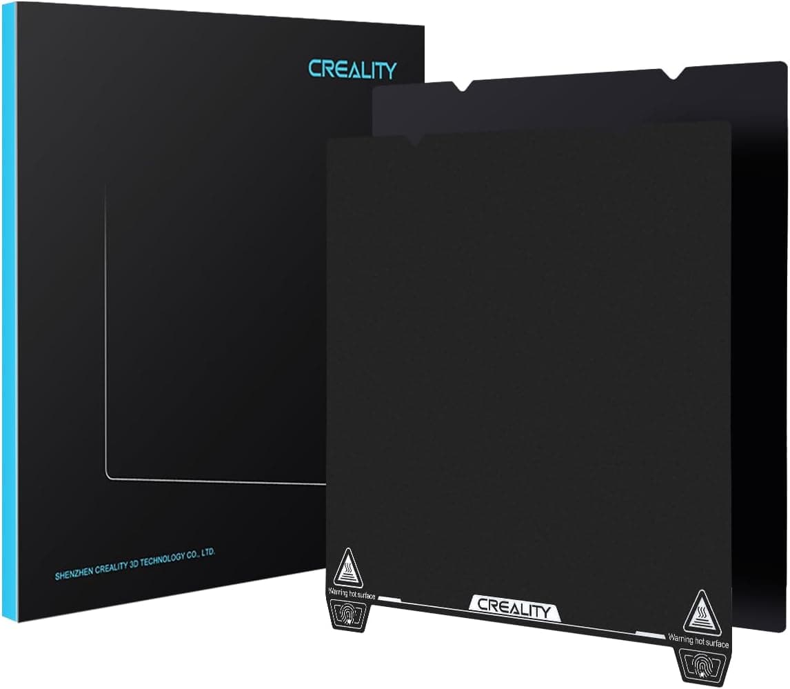 Creality Official K1 Max Build Plate PEI Sheet 310x315mm Magnetic Textured Spring Steel