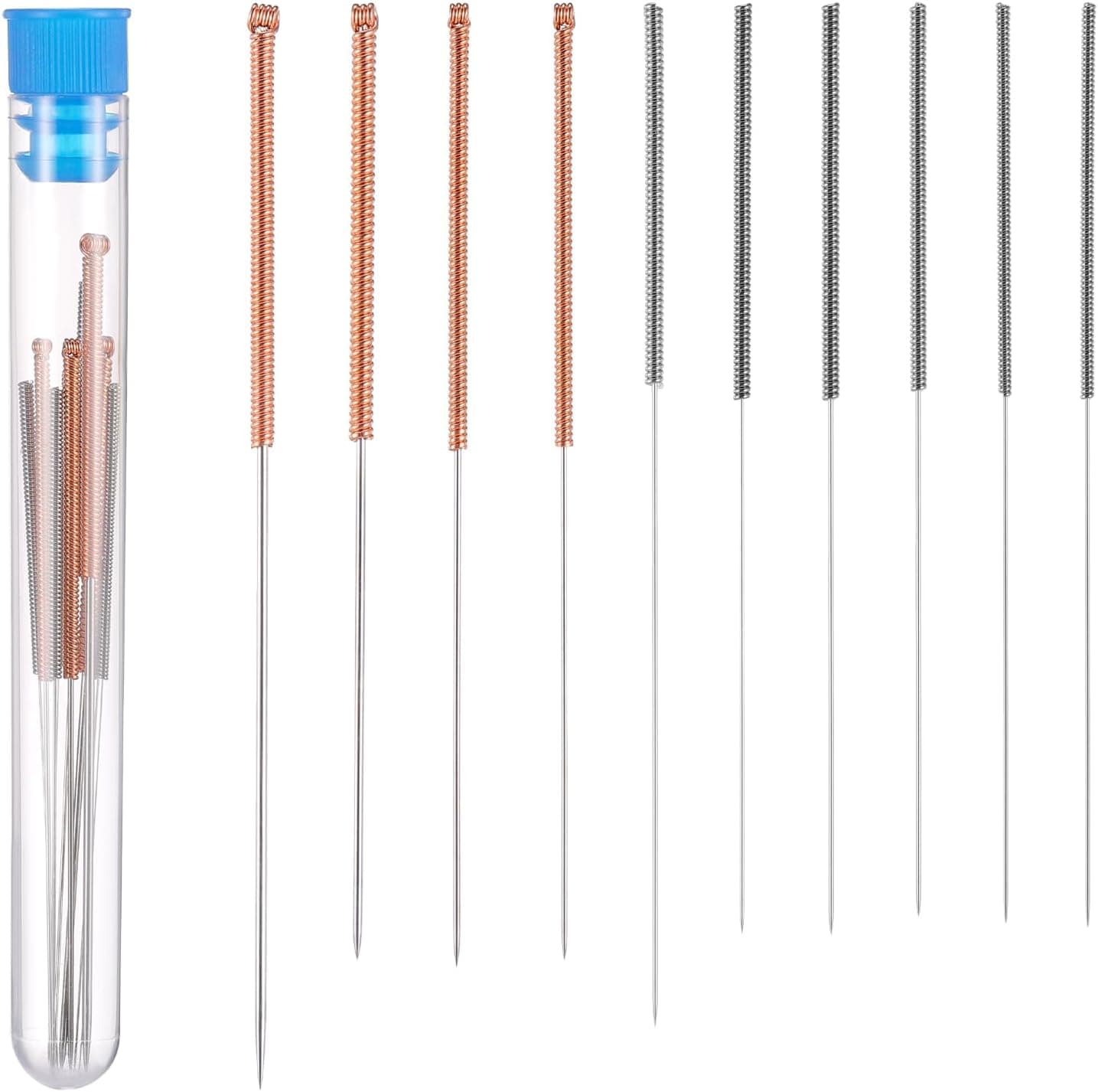 3D Printer Nozzle Cleaning Needles 10 Sizes Stainless Steel Kit (0.15-1 MM)