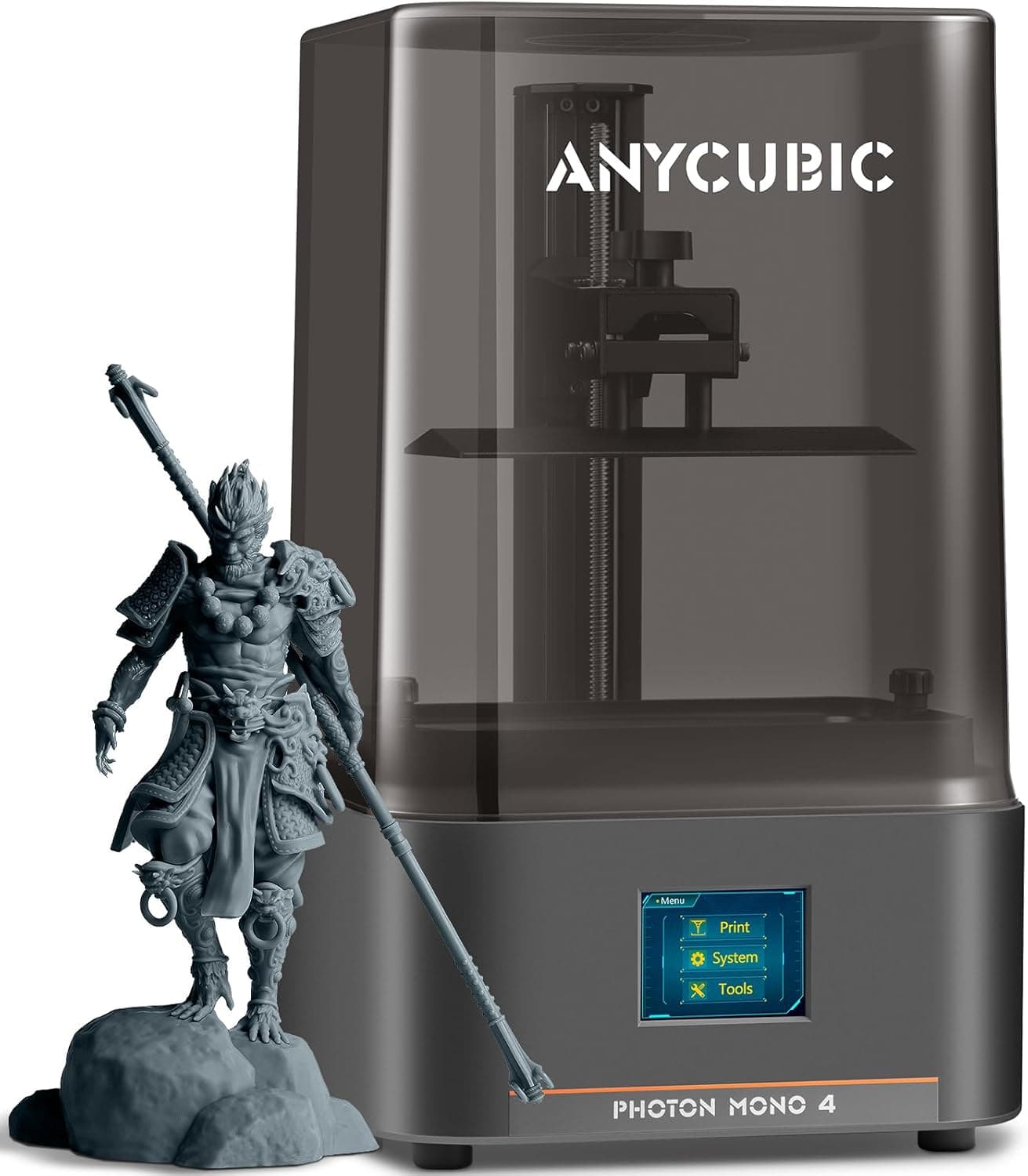 ANYCUBIC Photon Mono 4 Resin 3D Printer, 7" 10K Mono LCD, LighTurbo