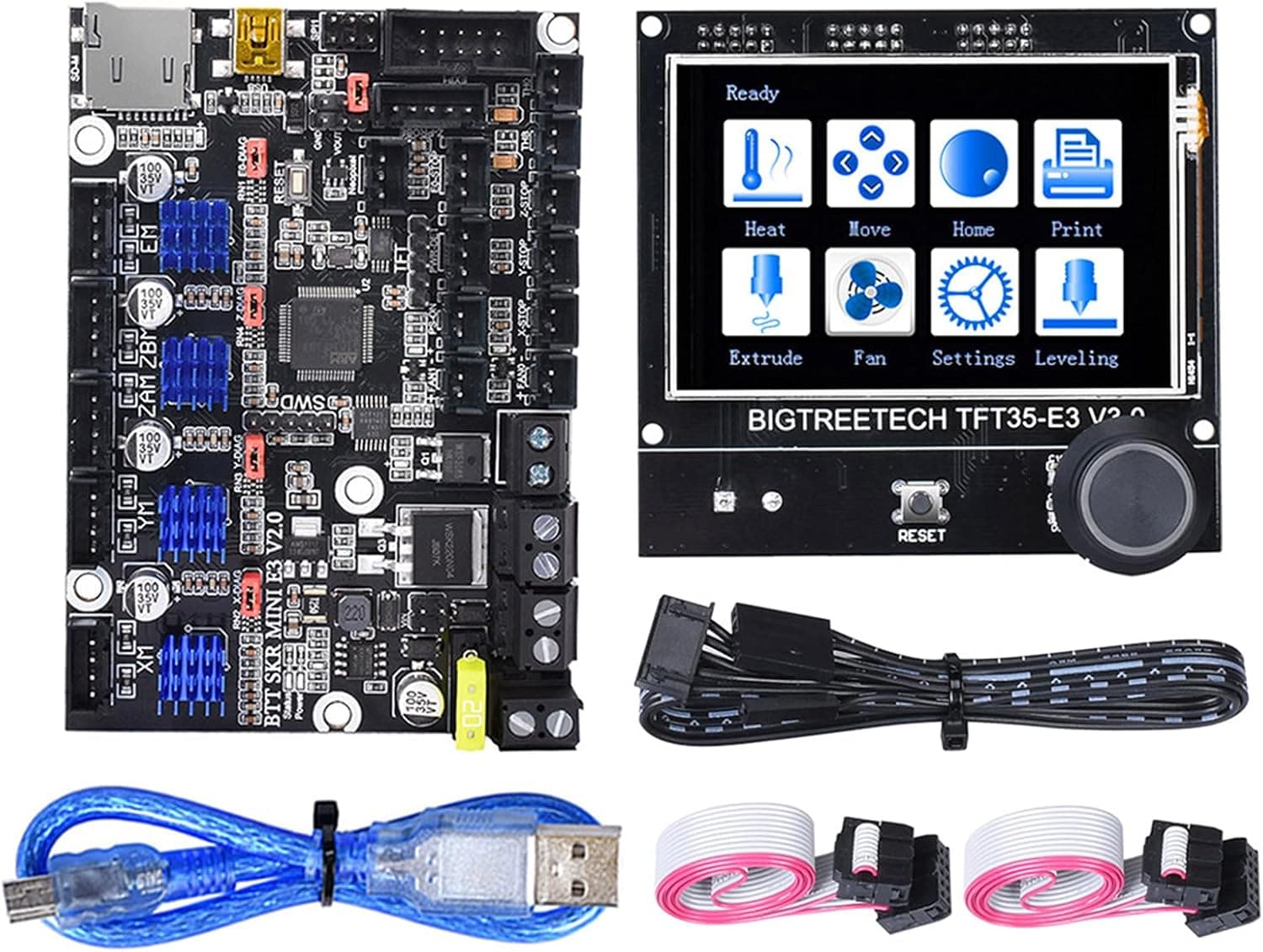 BIGTREETECH SKR Mini E3 V3.0 32 Bit Control Board, Integrated TMC2209 UART, Ender 3/3 Pro/V2/5