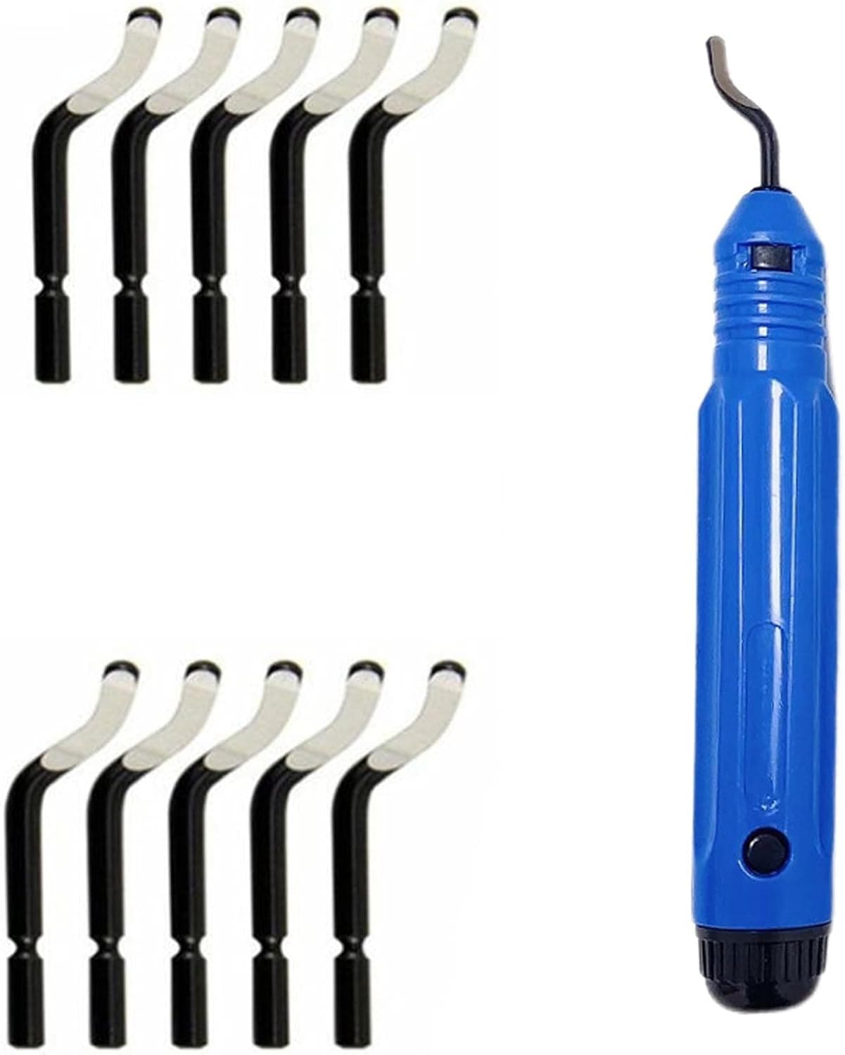 Deburring Hand Tool NB1100 Handle + 10pcs BS1010 Rotary Deburr Blades