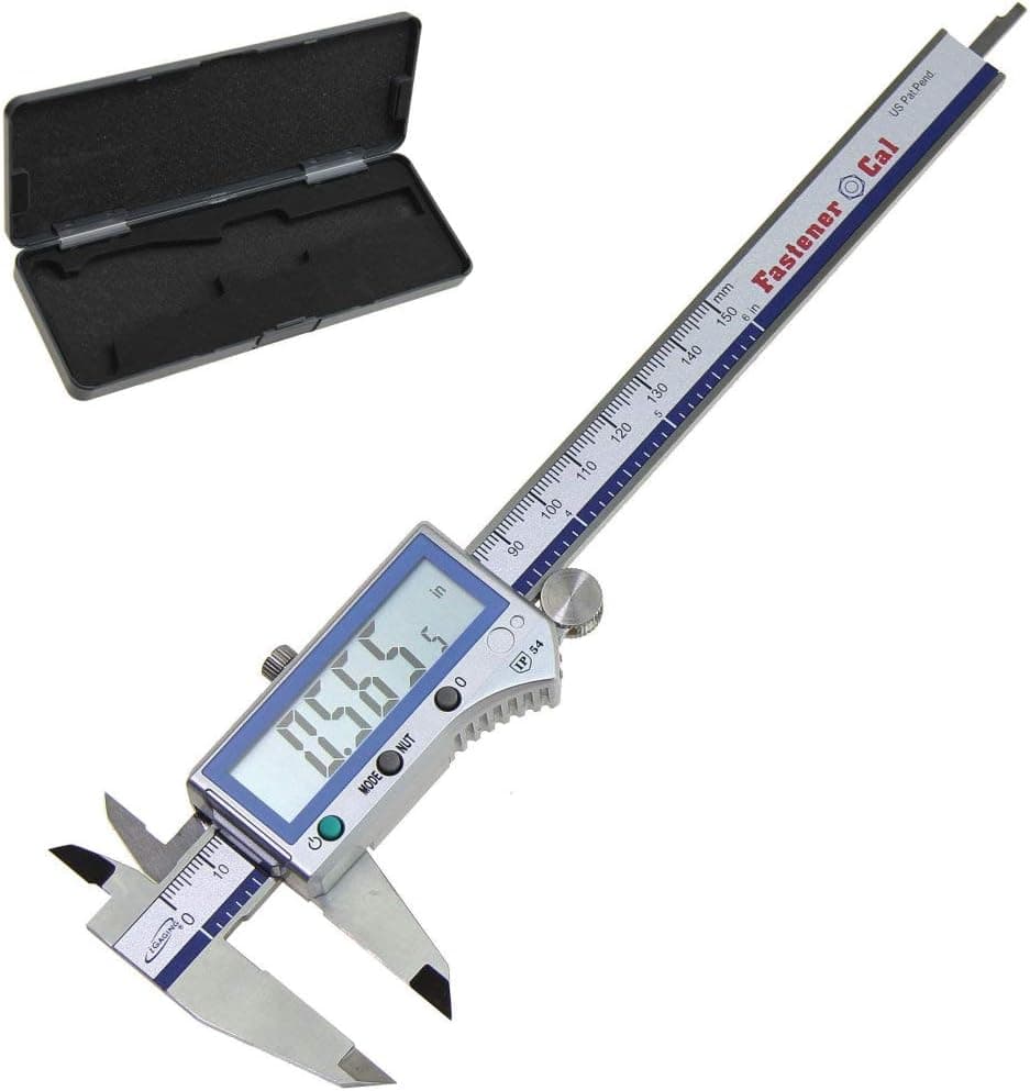 iGaging Fastener Cal Digital Caliper 0-6-Inch IP54 Fraction/Fastener Size Reading