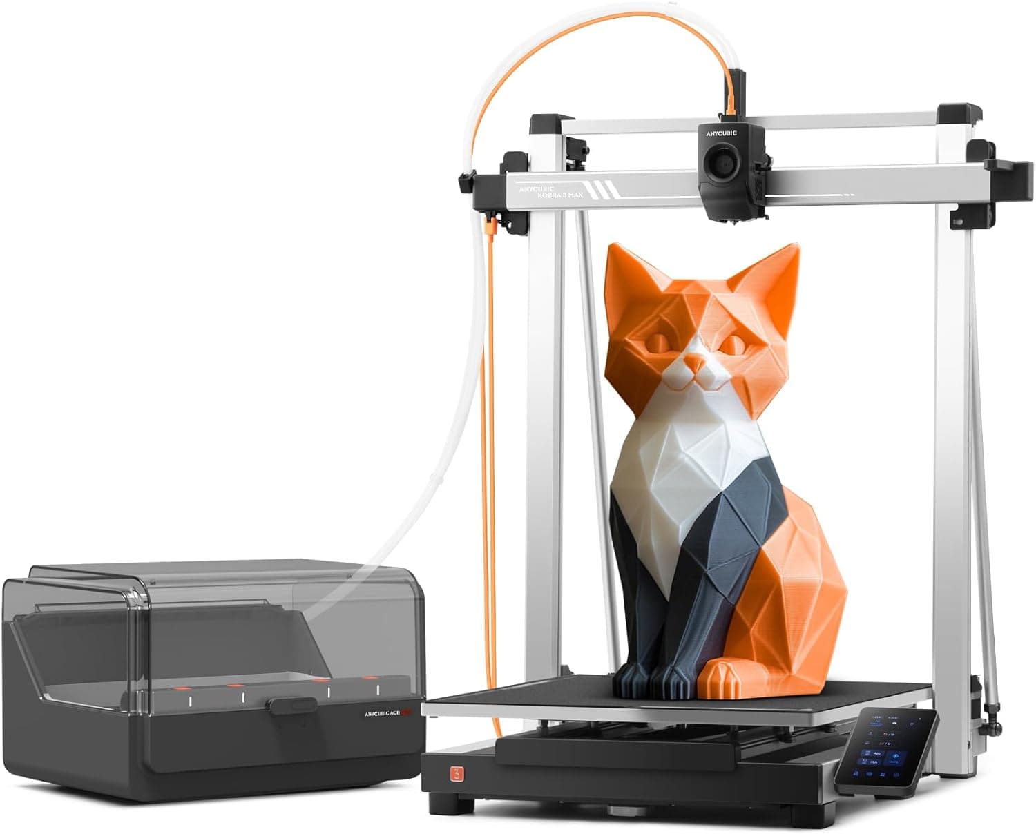 Anycubic Kobra 3 Max Combo 3D Printer, 600mm/s, 420x420x500mm, Multi-Color