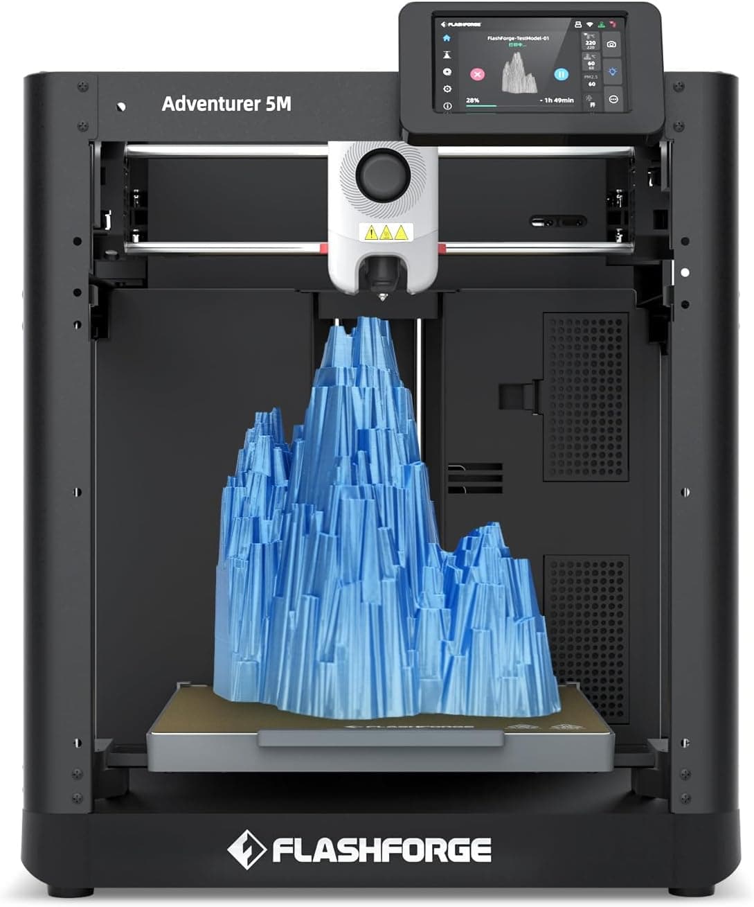 FLASHFORGE AD5M CoreXY 3D Printer, 600mm/s, 1-Click Auto Leveling, 220x220x220mm