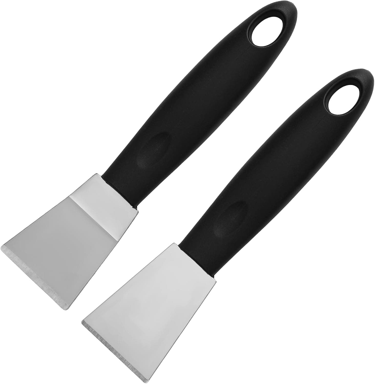 2pcs Professional 3D Print Scraper Spatula Set Straight & Curved Head Non-Slip