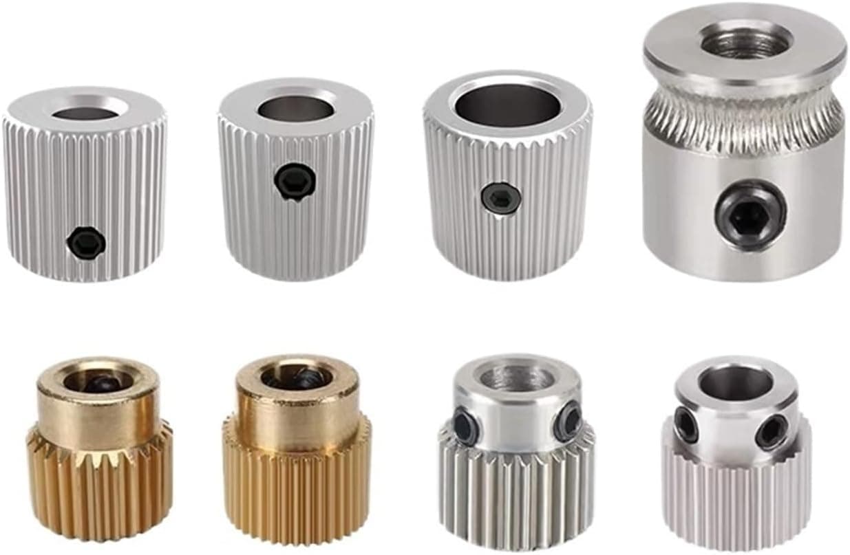 Mk7 MK8 Extrusion Gear 36T Stainless Steel Drive Feeding Gear Wheel for 3D Printer Extruder