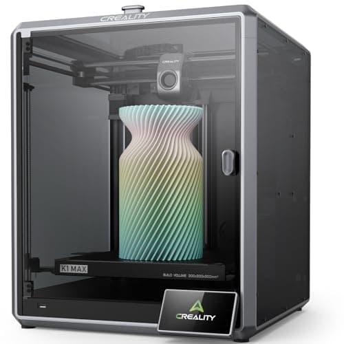 Creality K1 Max 3D Printer, 600mm/s Max High-Speed 3D Printer | Auto Leveling, Heated Bed, Dual Cooling, Smart AI Function and Out-of-The-Box, Large Printing Size 11.81x11.81x11.81in