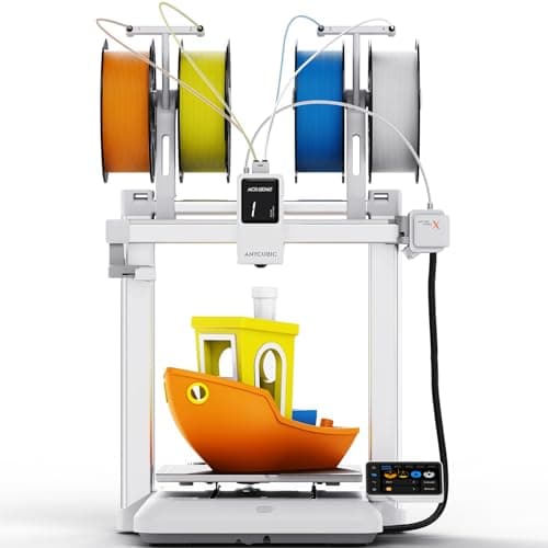 ANYCUBIC Kobra X Fast 3D Printer, Native 4-Color, High Speed, Auto Leveling