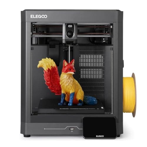 ELEGOO Centauri 2 3D Printer, Full Auto Calibration, Beginner-Friendly | CoreXY 500mm/s High-Speed Printer, Smooth Print Quality, 350°C High-Temp Nozzle, Easy to Use, 256x256x256mm Build Volume