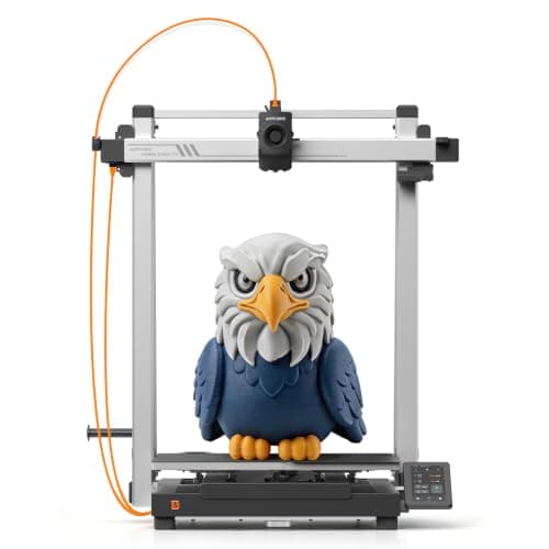Anycubic Kobra 3 Max V2 3D Printer Only, 420×420×500mm³ Large Print Volume | Full-Metal Hotend, Auto-Leveling & Anti-Skip, Support Multicolor Need ACE 2 Pro, Maximum 600mm/s Print Speed, Smart Vibration