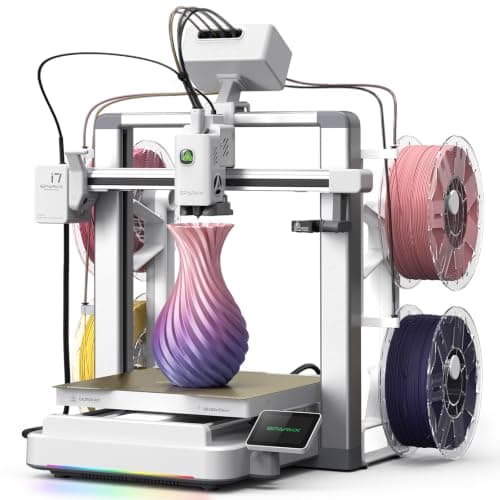 Creality SPARKX i7 Nano Combo 3D Printer, Multi Color with CFS Nano High Speed Pre-Assemble Auto-Leveling Auto Filament Refill Auto Feed & Retract 10.24×10.24×10 inch